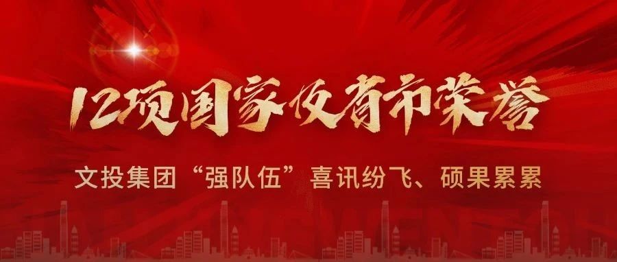 12項國家及省市榮譽！文投集團“強隊伍”喜訊紛飛、碩果累累！